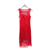 TRINA TURK NWT$278 NET SLEEVELESS DESIGNER DRESS CORAL 2