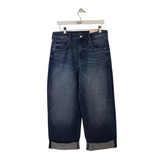 NYDJ WIDE LEG CROP JEANS NAVY 2