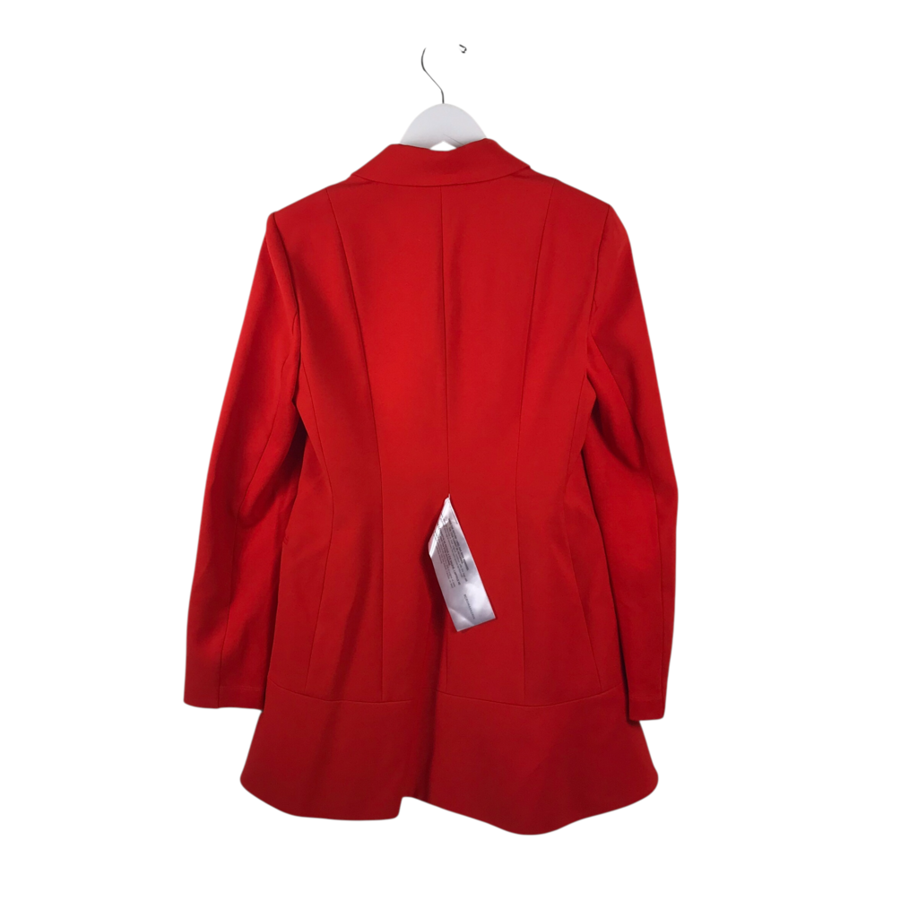 BLAZER STYLE DESIGNER DRESS RED SMALL