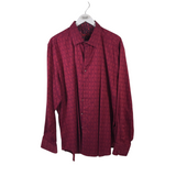 ROBERT GRAHAM PRINT LONG SLEEVE MEN SHIRT BERRY 3XL