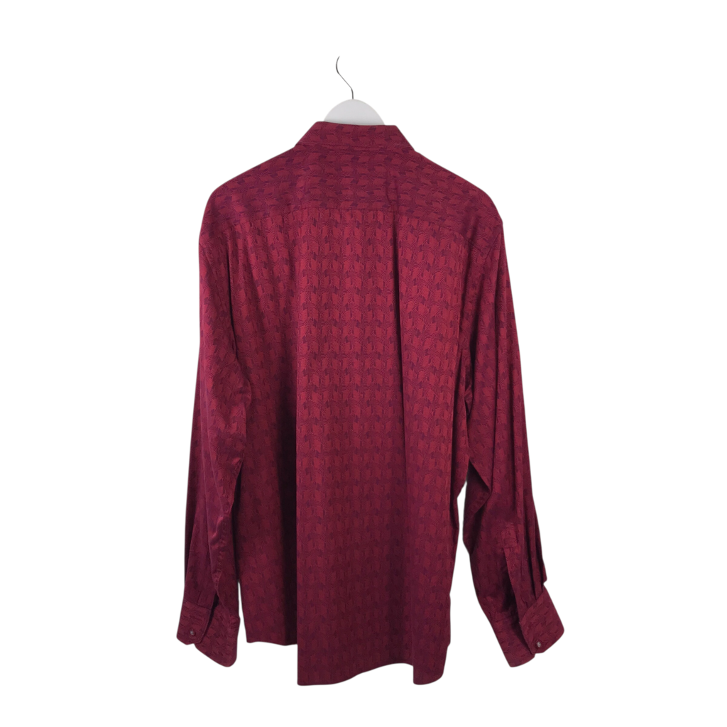 ROBERT GRAHAM PRINT LONG SLEEVE MEN SHIRT BERRY 3XL