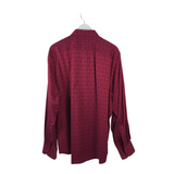 ROBERT GRAHAM PRINT LONG SLEEVE MEN SHIRT BERRY 3XL