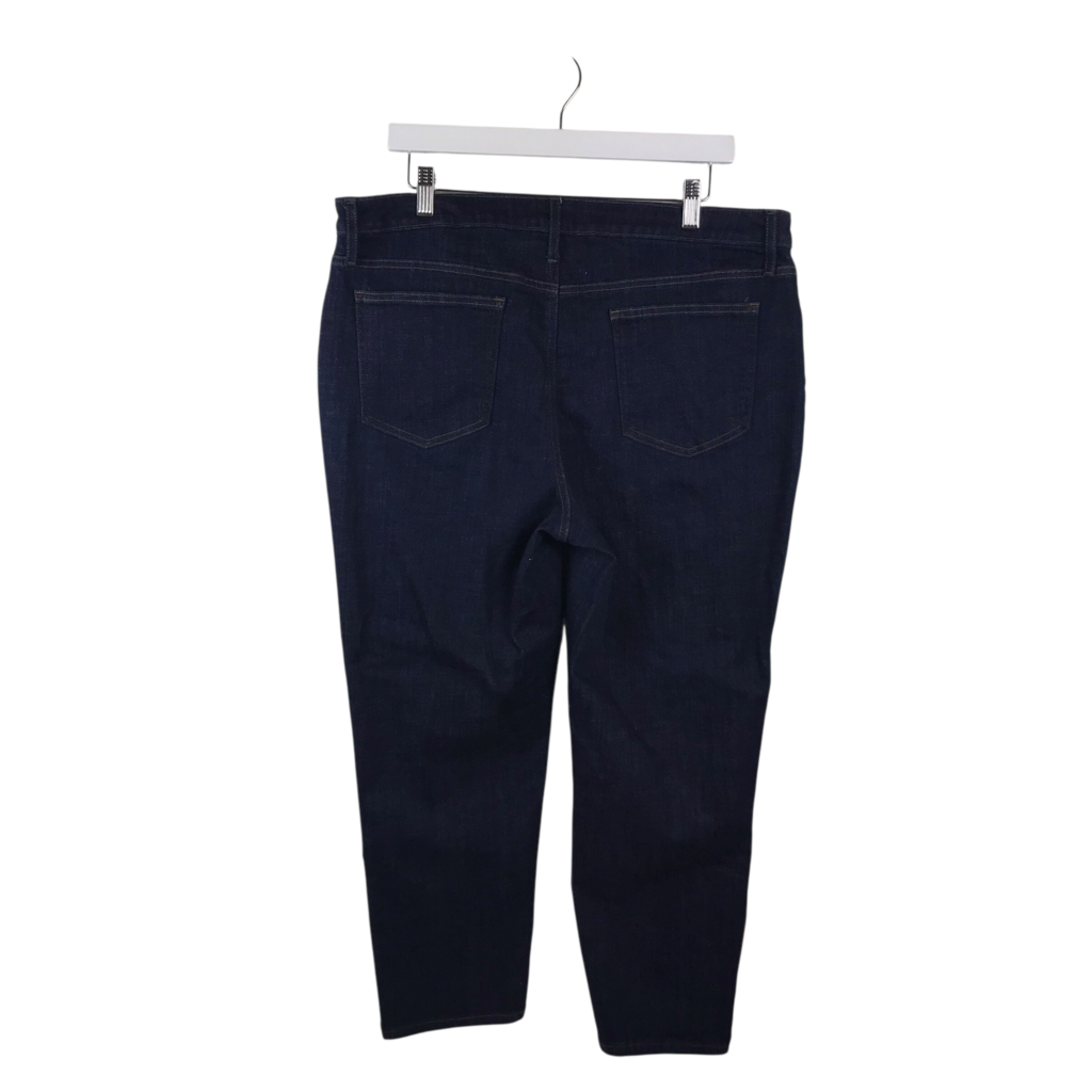CHICO'S SLIM LEG ANKLE JEANS NAVY 3R