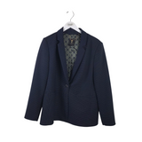 TED BAKER DOTS LONG SLEEVE DESIGNER BLAZER NAVY CREAM 4