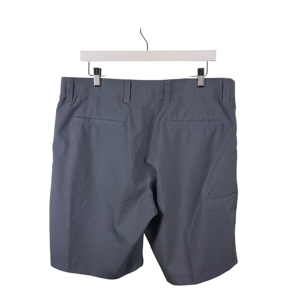CALLAWAY PRINT BERMUDA MEN SHORT GREY WHITE 36