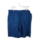 PGA TOUR PLAID BERMUDA MEN SHORT AQUA BLACK 36
