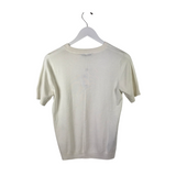 MNG NWT KNIT SHORT SLEEVE TOP WHITE LARGE