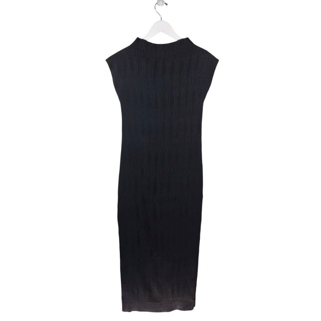 VERONICA BEARD MAXI CAP SLEEVE KNIT DESIGNER DRESS BLACK SMALL