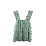 ENTRO NWT$47 FLORAL SLEEVELESS TOP GREEN LARGE