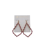 KENDRA SCOTT NWT$98 DROP CRYSTAL EARRINGS PINK GOLD