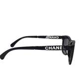CHANEL ACETATE METAL 5442 LUXE SUNGLASSES BLACK