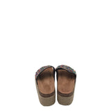AZALEA WANG RET$59 PLATFORM ESPADRILLE SHOES BLACK GREEN 6.5