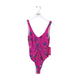 NWT PRINT ONE PIECE SWIMWEAR MAGENTA BLUE MEDIUM