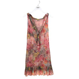 SHAN SLEEVELESS DESIGNER DRESS PINK BLUE 8