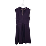 REBECCA TAYLOR SLEEVELESS DESIGNER DRESS PLUM 4