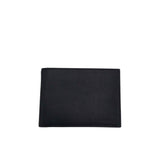 LEATHER WALLET BLACK 4.5x3”x0