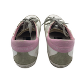 GOLDEN GOOSE LACE UP SNEAKERS DESIGNER SHOES WHITE PINK 8