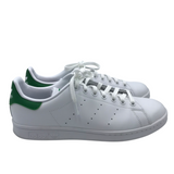 ADIDAS LACE UP SNEAKERS MEN SHOE WHITE GREEN 9