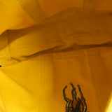 RALPH LAUREN CANVAS TOTE HANDBAG YELLOW BLUE