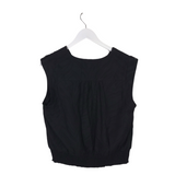 MARC NEW YORK NWT$49 EMBROIDERED SLEEVELESS TOP BLACK MEDIUM