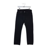 LEVI'S "501" STRAIGHT LEG MEN JEANS BLACK 31/32