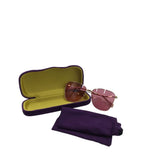 GUCCI BUTTERFLY GG 0970S LUXE SUNGLASSES PINK/GOLD