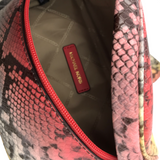 MICHAEL KORS CROSSBODY HANDBAG PINK BROWN 10”x4”1”