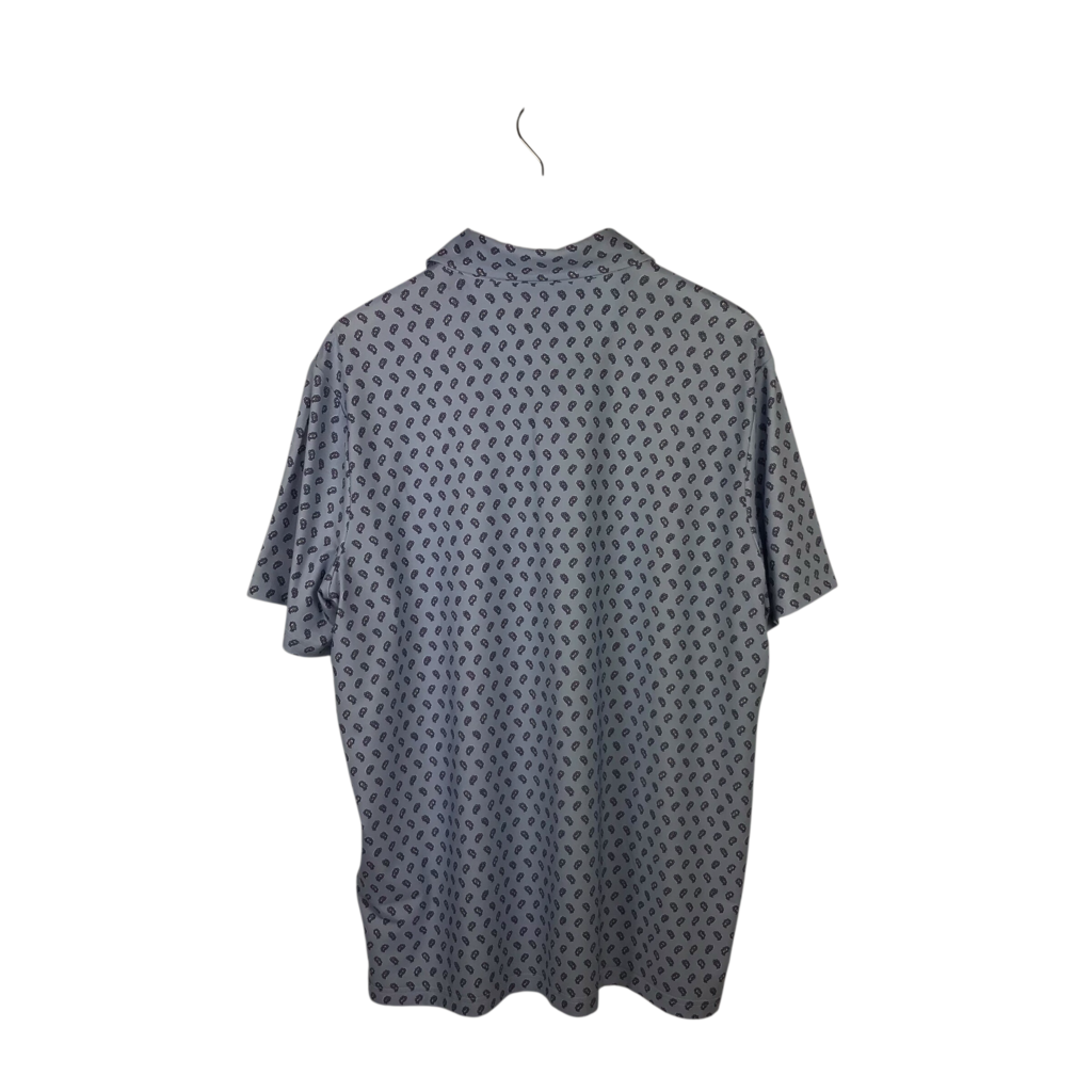 POLO RALPH LAUREN PRINT POLO MEN SHIRT SKY PURPLE LARGE
