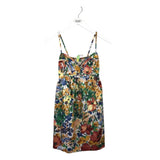 FARM RIO FLORAL SLEEVELESS DESIGNER DRESS MUSTARD MULTI XSP