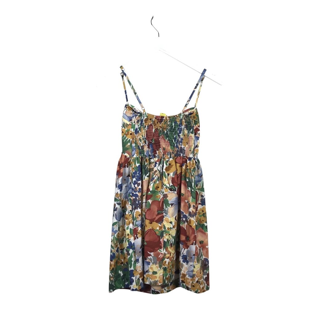FARM RIO FLORAL SLEEVELESS DESIGNER DRESS MUSTARD MULTI XSP
