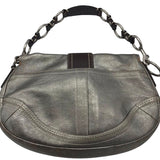 COACH SHOULDER HANDBAG PEWTER