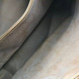 LEATHER TOTE HANDBAG BROWN