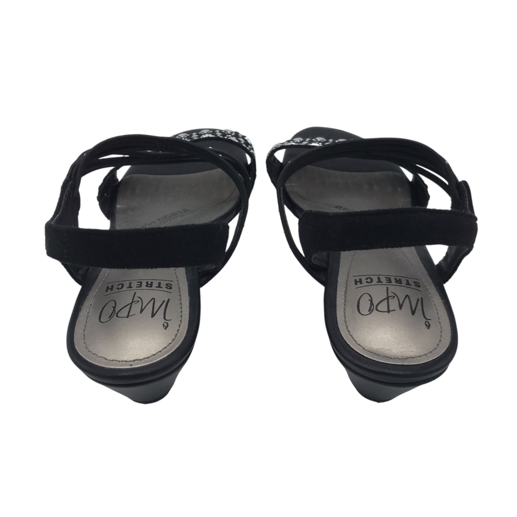 IMPO STUDS SANDAL SHOES BLACK SILVER 7