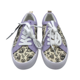 DISNEY SNEAKERS SHOES LAVENDER BLACK 8