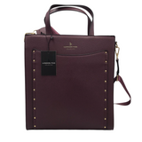 LONDON FOG NWT$128 SHOULDER TOTE HANDBAG PLUM
