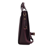 LONDON FOG NWT$128 SHOULDER TOTE HANDBAG PLUM