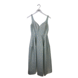 JILL JILL STUART SLEEVELESS DESIGNER DRESS BLUE CREAM 2