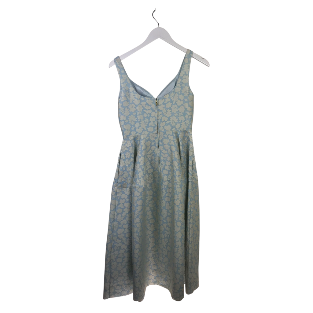 JILL JILL STUART SLEEVELESS DESIGNER DRESS BLUE CREAM 2