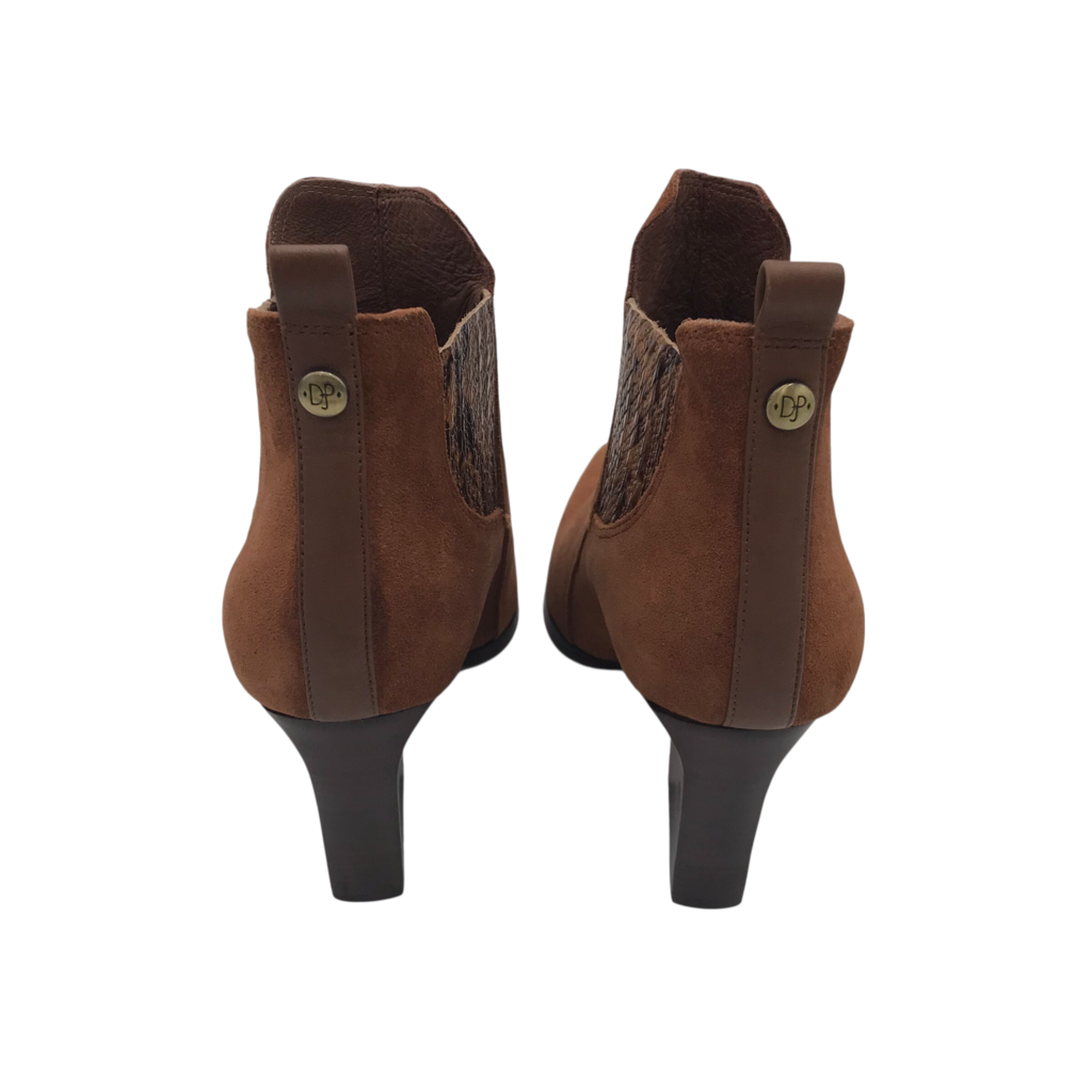 DONALD PLINER ANKLE BOOTIE BOOTS RUST 6M