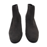 VANELI EMBOSSED SUEDE ANKLE BOOTS GRAY 8.5
