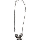 BRIGHTON BUTTERFULY PENDANT NECKLACE SILVERTONE