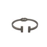 .925 CRYSTALS CUFF BRACELET SILVER