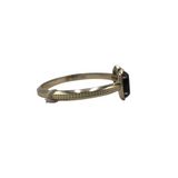 KENDRA SCOTT NWT$55 CUFF GEMSTONE BRACELET GOLDTONE BLACK