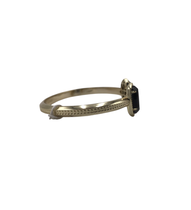KENDRA SCOTT NWT$55 CUFF GEMSTONE BRACELET GOLDTONE BLACK