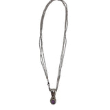 .925 PENDANT NECKLACE SILVER AMETHYST