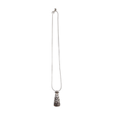 SILPADA .925 HAMMERED PENDANT NECKLACE SILVER