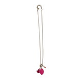 KENDRA SCOTT PENDANT NECKLACE GOLDTONE PINK