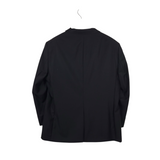 JOS A BANK 2PC WOOL TUXEDO MEN SUIT BLACK 46R 40W