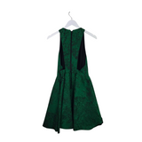 ALICE + OLIVIA RET$475 JACQUARD RACERBACK MINI DESIGNER DRESS GREEN 6