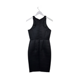 MILLY RET$435 CROC EMBOSSED NEOPRENE SLEEVELESS DESIGNER DRESS BLACK 2